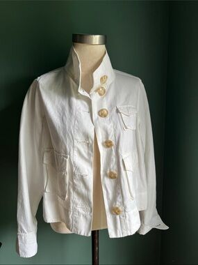 Loft of white utility Jacket